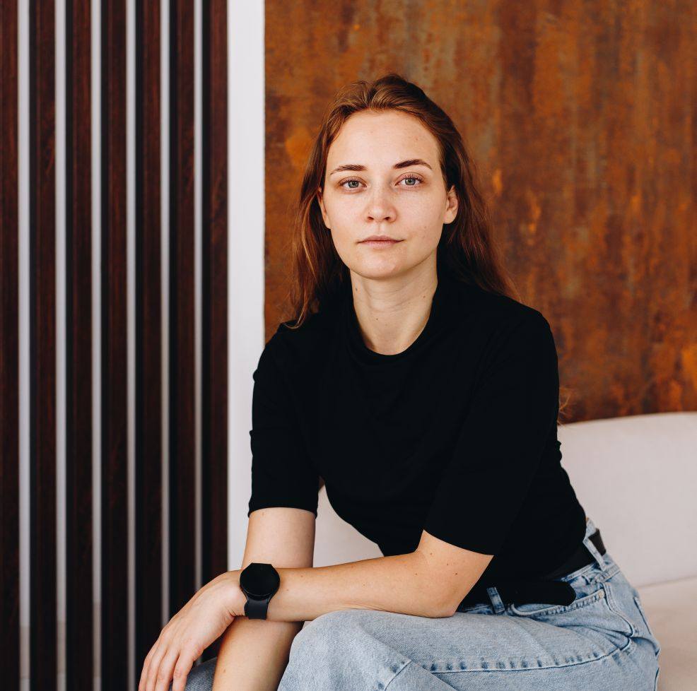 Aija Guseva, THRIFT. lietoto apģērbu veikala dibinātāja Ādažos.